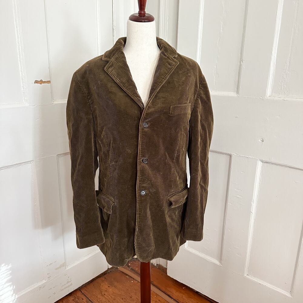 Polo Ralph Lauren Brown Corduroy Blazer Jacket, Size M
